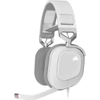 Corsair HS80 RGB USB, Kabelgebunden, Gaming, 20 - 40000 Hz, 373 g, Kopfhörer, Weiß