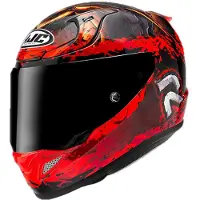HJC RPHA 12 Diablo Blizzard MC1 Integralhelm Unisex Fiberglas rot, 2XL