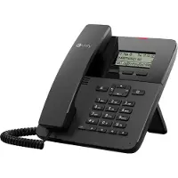Unify OpenScape Desk Phone CP110, Analoges Telefon, Kabelgebundenes Mobilteil, Freisprecheinrichtung, Schwarz