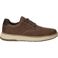 SKECHERS für Herren. 205234 Waterproof Relaxed Fit Sneaker: Garlan - Pryor braun (42), Wohnung, Schnürsenkel, Lässig