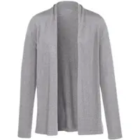 Peter Hahn Strickjacke Modell Caro aus Seide und Kaschmir grau, 46