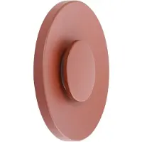 LUCANDE LED-Außenwandleuchte Kayana, rostfarben, Alu, 24 cm