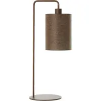 Light & Living Tischlampe - beige braun - Donio - baumwolle metall - schreibtischlampe - E27 - 1885652 -