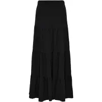ONLY Maxirock "ONLMAY MAXI SKIRT" Baumwolle, mit Volant