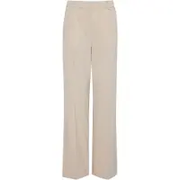 B.young Stoffhose "Damen Casual BYDANTA", Damen, Gr. 42, N-Gr, grau (cement), Obermaterial: 64% Polyester PES. 32% Viskose CV. 4% Elasthan EL., Hosen Stoffhose