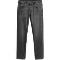 Superdry für Herren. M7010888A Graue Slim Vintage Jeans (31/34), Lässig, Baumwolle, Denim