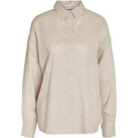 Noisy May Langarmbluse "NMLEILANI L/S LOOSE SHIRT WVN NOOS"