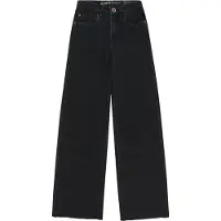 Garcia Weite Jeans "Annemay", Mädchen, Gr. 158, N-Gr, schwarz (very schwarz used), Denim/Jeans, Obermaterial: 99% Baumwolle, 1% Elasthan, weit, Jeans Weite Jeans, for GIRLS