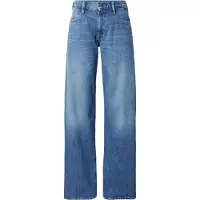 G-Star Weite Jeans "Jeans Judee Straight", Damen, Gr. 29, Länge 34, blau (faded harbor), Denim/Jeans, Obermaterial: 100% Baumwolle, straight fit normal, Jeans Weite Jeans