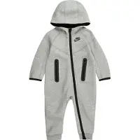 Nike Strampler - Grau Meliert m. Schwarz - - 24 mt - Strampler