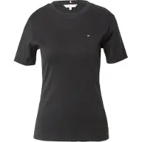 Tommy Hilfiger T-Shirt "SLIM CODY C-NK", Damen, Gr. XS (34), schwarz, Jersey, Obermaterial: 100% Baumwolle, unifarben, slim fit normal, Rundhals, abgesteppt, Shirts T-Shirt, Baumwolle, slim fit