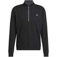 Adidas Sweatshirt PERFORMANCE "LIGHTWEIGHT HALF-ZIP OBERTEIL", Herren, Gr. XXL, schwarz, Obermaterial: 100% Polyester, angesetztes Bündchen, Sweatshirts Sweatshirt