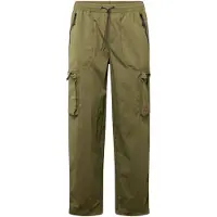 Ellesse Cargohose "SQUADRON CARGO PANT", Herren, Gr. M, N-Gr, grün (khaki), Web, Obermaterial: 95% Polyamid, 5% Elasthan, Hosen Cargohose, mit Cargotaschen, wasserabweisendes Material, weite Beinform