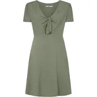 Pepe Jeans für Damen. PL953568 Nani Kleid grün (XL), Lässig, Viskose, Kurzarm, Nachhaltig