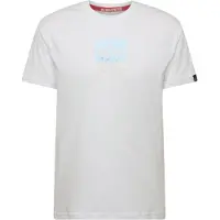 Alpha industries T-Shirt "Satin Logo T-Shirt", Herren, Gr. XL, weiß, Obermaterial: 100% Baumwolle, Shirts T-Shirt