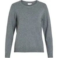 Vila Viril Rundhals Strickpullover