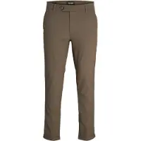 Jack & Jones 1100000002199 "JPSTMARCO JJCONNOR A", Herren, Gr. 28, Länge 30, grün (falcon), Web, Obermaterial: 68% Polyester, 28% Viskose, 4% Elasthan, unifarben, slim fit normal, Hosen 1100000002199