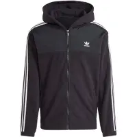 Adidas Originals Adicolor 3 Stripes Teddy Fleece Reißverschlusspullover