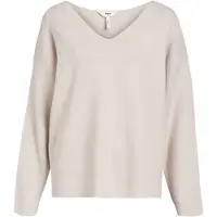 Object V-ausschnitt Strickpullover Grau L