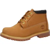 Timberland für Damen. TB1233997131 Nellie Chukka-Boots mit Schnürung in Braun (42 W), Beige, Wohnung, Nobuck, Schnürsenkel, Lässig