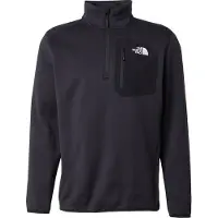 The North Face - Funktionsjacke aus Fleece mit Reißverschluss - M Crest 1/4 Zip TNF Black für Herren - Größe XL - schwarz