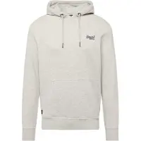 Superdry für Herren. M2013677A Sweatshirt mit Kapuze und Logo Essential grau (XL), Lässig, Baumwolle, Nachhaltig