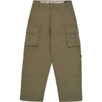 Alpha industries Cargohose "Ripstop Patchwork Pant", Herren, Gr. 36, Normalgrößen, grün (schwarz olive), Obermaterial: 100% Baumwolle, Hosen Cargohose