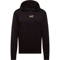 EA7 für Herren. 8NPM32_PJVRZ Kapuzenpulli aus Baumwolle Core Identity schwarz (4XL), Lässig, Langarm