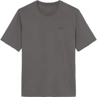 Marc o'polo T-Shirt DENIM "T-Shirt T-Shirt, SSL, Logo Print, Reg F 1er Pack", Herren, Gr. M, grau (dunkelgrau), Obermaterial: 100% Baumwolle CO., Shirts T-Shirt