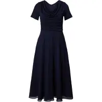 Vera Mont Cocktailkleid "Cocktailkleid im Glitzer-Look", Damen, Gr. 48, EURO, blau (patch dunkelblau, dunkelblau), 100% Polyester PES., Kleider Cocktailkleid