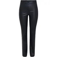 Y.A.S Zellu Bootcut Leather Hosen Schwarz S Frau Schwarz S