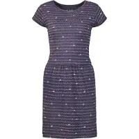 Alife & Kickin Sommerkleid , Damen, Gr. S, Normalgrößen, blau (marine melange), 60% Baumwolle, 40% Polyester, Rundhals, Kleider Sommerkleid