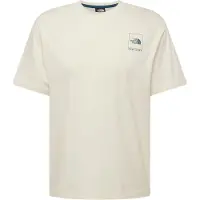 The North Face T-Shirt "M COORDINATES TEE S/S", Herren, Gr. L, weiß (weiß dune), Obermaterial: 100% Baumwolle, Rundhals, Shirts T-Shirt, mit auffälliger Rücken-Grafik, Kurzarm-Design, aus Baumwolle