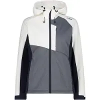 CMP Damen Softshelljacke WOMAN JACKET FIX HOOD 34A3086-20NS 36 - B. Blue-Bianco - 36