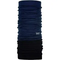 P.A.C. - Merino Fleece - Schlauchschal Gr One Size blau/schwarz
