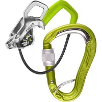 Edelrid - Komplettes Sicherungsset - Mega Jul Belay Kit Bulletproof Screw II Oasis - Grün