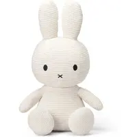 Sonstiges Miffy Cord-Plüschfigur (weiß, 50cm) Kuscheltier Stofftier Hase Plüschtier
