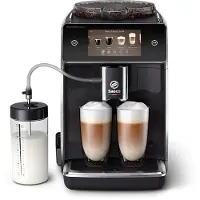 Saeco GranAroma Deluxe SM6680 Kaffeevollautomat, Espressomaschine, 1,8 l, Kaffeebohnen, Eingebautes Mahlwerk, 1500 W, Grau