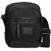 Joumma Bags Herren Umhängetasche mit zwei Fächern Pepe Jeans Blackmore, schwarz, 7055342
