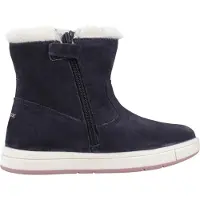 Geox Warmfutter TROTTOLA, Rauleder, Blau, Kinder