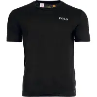 Ralph Lauren für Herren. 714931650006 Nachthemd aus schwarzem Baumwollstrick (S), Heimtextilien, Baumwolle, Kurzarm, Nachhaltig
