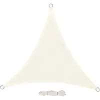 OEM Schattenstoff Dreieck - Sonnenabdeckung - Sonnenschirm Pergola - UV schützender HDPE-Teppich - Creme 3x3x4,25m