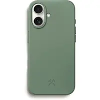 Woodcessories Hülle MagSafe iPhone 16 – Aus Weizen- und Strohabfällen hergestellt – Integrierte MagSafe-Technologie – Stoßfestes Feature & erhöhter Displayschutz