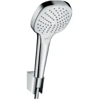 Hansgrohe Brausenset Croma Select E Vario/ Porter weiß/chrom Brauseschlauch 1250mm, 26425400
