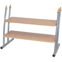 Inosign Schuhregal , braun (buchefarbig), 2 Stk. offene Fächer, Regale, Schuhregal, buchefarben