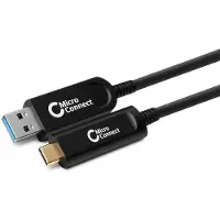 Microconnect MC-USB3.2CA15OP, 15 m, USB A, USB C, USB 3.2 Gen 2 (3.1 Gen 2), Schwarz