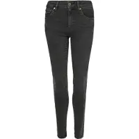 Superdry für Damen. W7010798A Mid-Rise-Jeans aus Bio-Baumwolle Vintage schwarz (24/30), Lässig, Denim, Nachhaltig