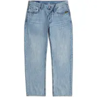 G-Star Straight-Jeans "Dakota Regular Straight", Herren, Gr. 32, Länge 32, blau (sun faded cloudburst), Denim/Jeans, Obermaterial: 100% Baumwolle, gerade normal, Jeans Straight-Jeans, Mid Rise