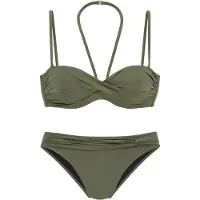 LASCANA Bügel-Bandeau-Bikini, mit verschiedenen Trägervarianten