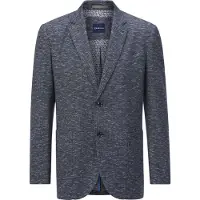 Babista Jerseysakko "Jersey-Sakko MILANVETTO", Herren, Gr. 54, blau (dunkelblau), Sakkos Jerseysakko, mit klassischem Reverskragen